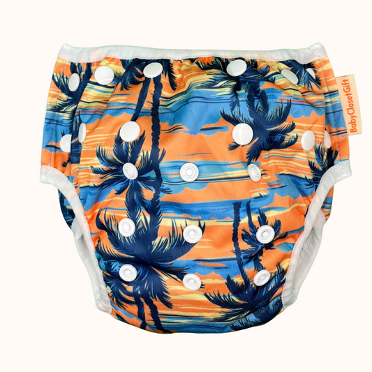 Wasbare Zwemluier Palmtree