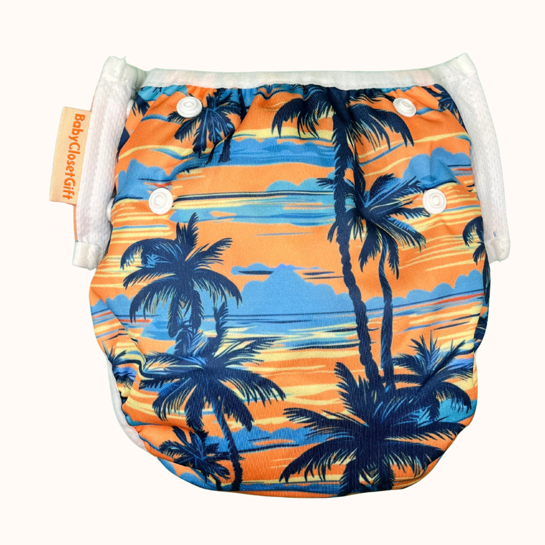 Wasbare Zwemluier Palmtree